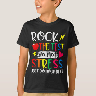 T-shirt Jour de l'examen de rock Enseignant de jour