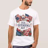 T-shirt jour de l'indépendance*2 (Devant)