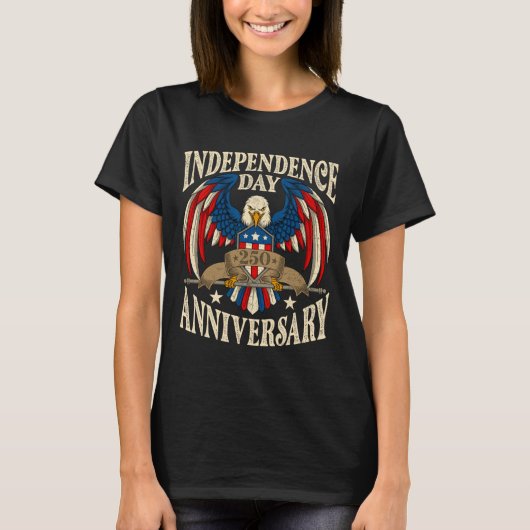 T-shirt Jour de l'indépendance 250e anniversaire 250 Améri (Devant)