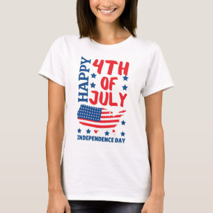 T-SHIRT JOUR DE L'INDÉPENDANCE 4 JUILLET