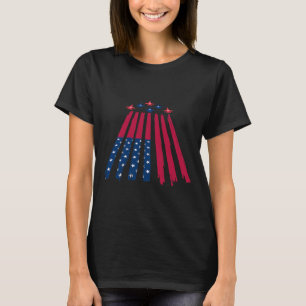 T-shirt Jour de l'Indépendance 4 juillet Drapeau américain
