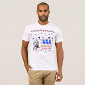 T-shirt Jour de l'indépendance des États-Unis (Devant entier)