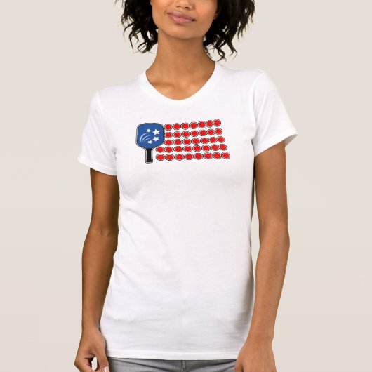 T-shirt Jour de l'indépendance du drapeau américain (Devant)