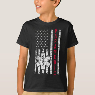 T-shirt Jour de l'indépendance du drapeau américain parame