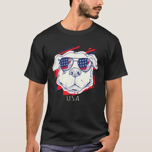 T-shirt Jour de l'Indépendance États-Unis d'Amérique Sungl (Devant)