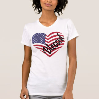 T-shirt jour de l'indépendance jour amour drapeau américai