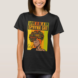 T-shirt Jour de l'indépendance noire Amour d'une fille au 