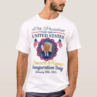T-shirt Jour de l'investiture du président Donald Trump 20