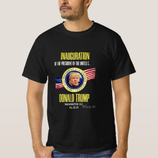 T-shirt Jour de l'investiture du président Trump 2025