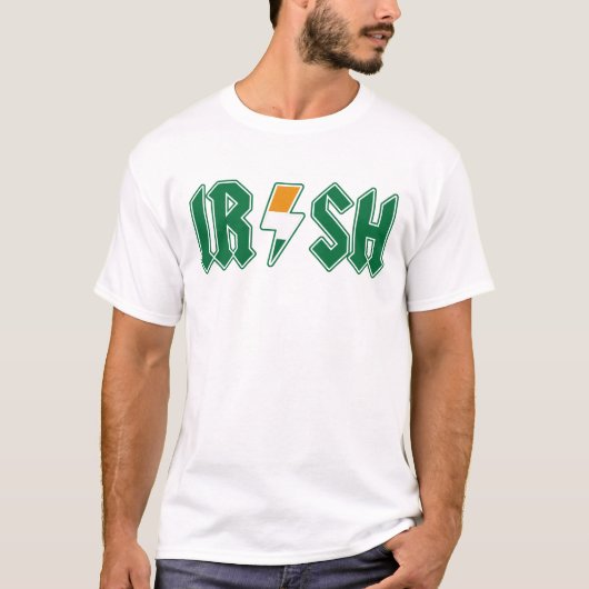 T-shirt Jour de l'Saint Patrick Retro Irish Rock Band Rock (Devant)