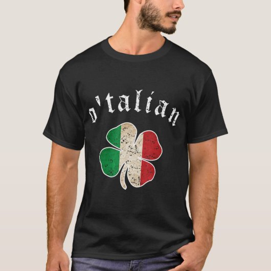 T-shirt Jour de l'Saint Patrick Shirt Irlandais O'talian I (Devant)