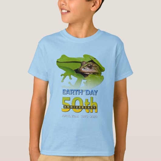T-shirt Jour de l'terre de crapaud de grenouille Cadeau du (Devant)