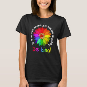 T-shirt Jour De L'Unité Dans Un Monde Où L'On Peut Être N'