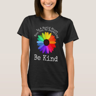 T-shirt Jour De L'Unité Dans Un Monde Où L'On Peut Être N'