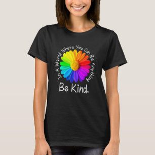 T-shirt Jour De L'Unité Dans Un Monde Où L'On Peut Être N'