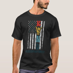 T-shirt Jour de l'Unité États-Unis drapeau américain Soyez