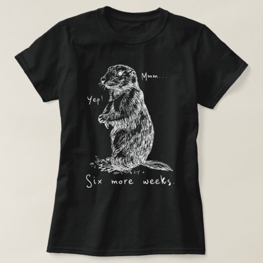 T-shirt Jour de marmotte (Design devant)
