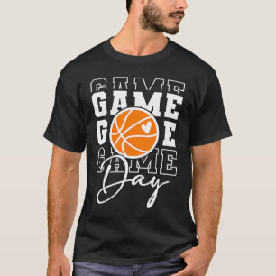T-shirt Jour de match de basket-ball Ambiance Maman de bas