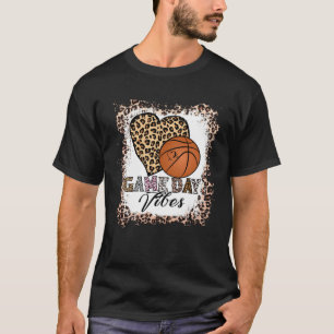 T-shirt Jour de match de basket décoloré ambiance basket m