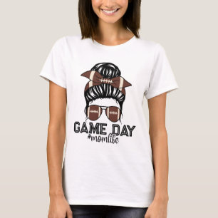 T-shirt Jour de match de footb Nd Footll Amoureux de la pa