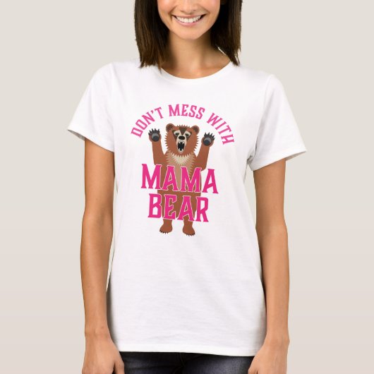 T-shirt Jour de mères de maman Bear (Devant)