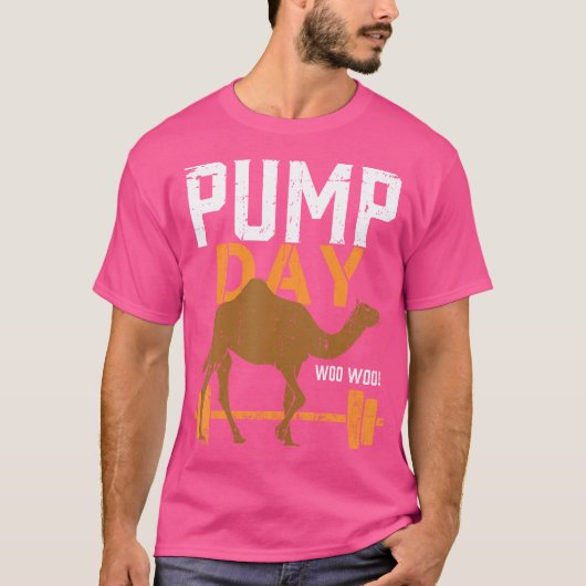 T-shirt Jour de musculation Haltérophile (Devant)