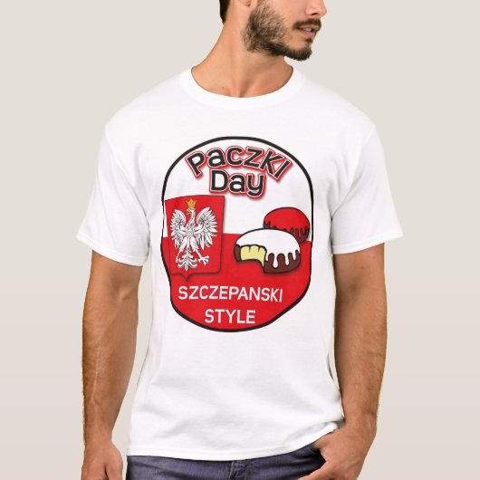 T-shirt Jour de Paczki - style de Szczepanski (Devant)