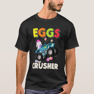 T-shirt Jour De Pâques Du Croiseur D'Oeufs Pour Monster Tr