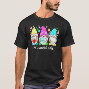 T-shirt Jour de Pâques mignonne Amour Déjeuner Lady Femmes