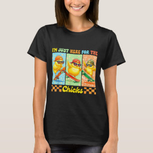 T-shirt Jour de Pâques Poulet Amoureux des Animaux de Ferm