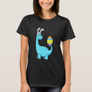 T-shirt Jour de Pâques Rex Dino Rabbit Oreilles avec des g