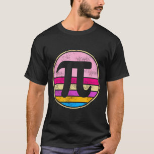 T-shirt Jour de Pi 2026 Amateur de Maths Mathématiques Rét