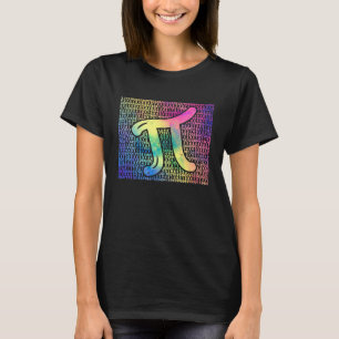 T-shirt Jour de Pi 3 14 Cool Nerd Math Geek Arc-en-ciel Vi