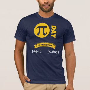T-shirt Jour de pi du siècle