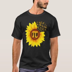 T-shirt Jour de Pi Tournesol 3 14 Symbole du nombre de Pi