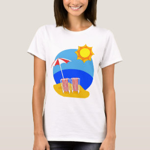 T-shirt Jour de plage de soleil
