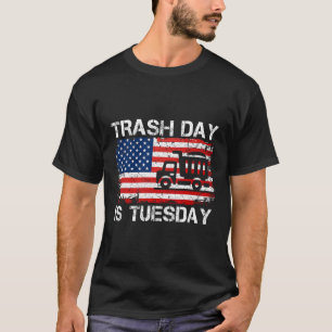 T-shirt Jour de poubelle est mardi amusant élection du pré