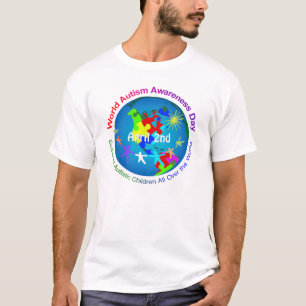 T-shirt Jour de sensibilisation sur l'autisme du monde