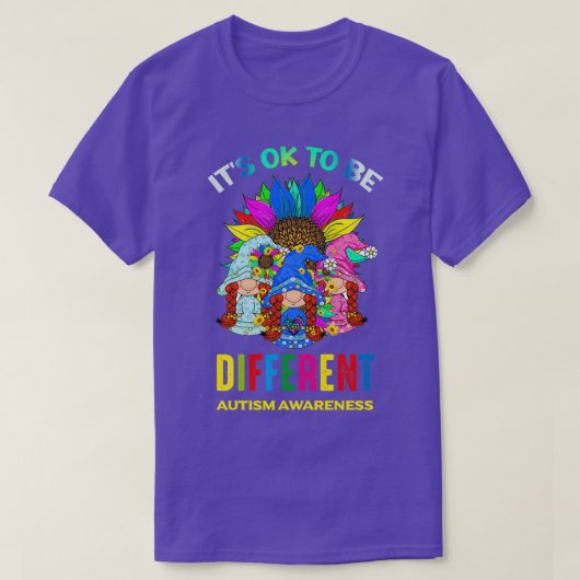 T-shirt Jour De sensibilisation sur l'autisme Itx27s Ok Po (Design devant)