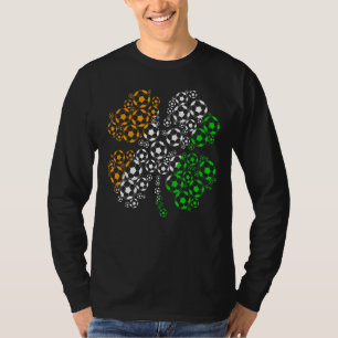 T-shirt Jour de St Patricks Irlande Football Retro Usa Dra