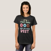 T-shirt Jour de test Donut Enseignant Test Examen de jour (Devant entier)