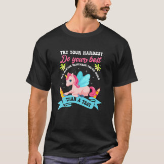 T-shirt Jour de test Unicorne Jour de test