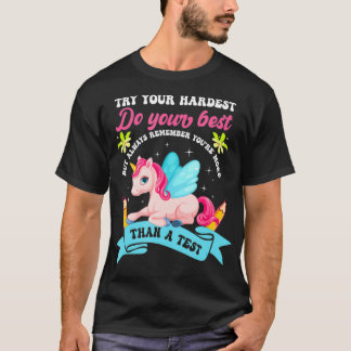T-shirt Jour de test Unicorne Jour de test