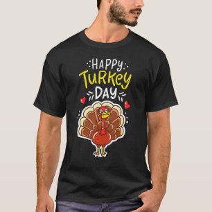 T-shirt Jour de Thanksgiving Fête de la dinde de Thanksgiv