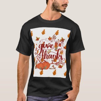 T-SHIRT JOUR DE THANKSGIVING HEUREUX