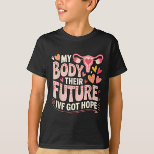 T-shirt Jour de transfert de FIV Grossesse de maternité de