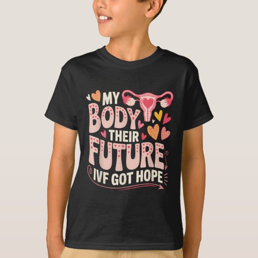 T-shirt Jour de transfert de FIV Grossesse de maternité de (Devant)
