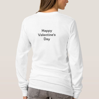 T-shirt jour de valentines heureux