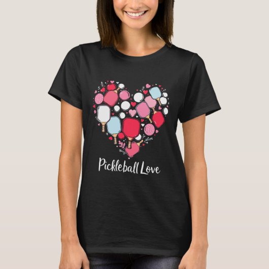 T-shirt Jour de Valentines Pickleball Lover (Devant)