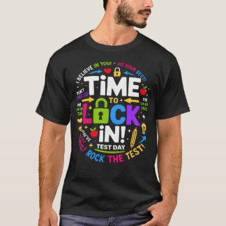 T-shirt Jour de verrouillage du jour de test Professeur Jo